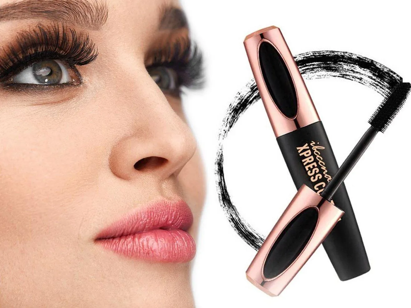 4D Voluminous Extension Eyelash Silk Fiber Mascara