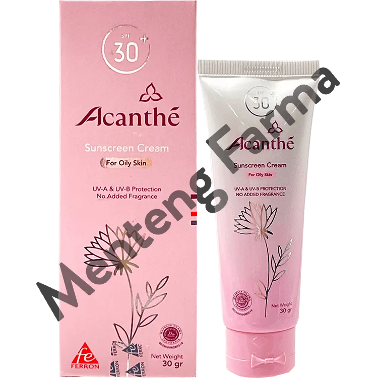 Acanthe Sunscreen SPF 30 For Oily Skin - Tabir Surya Kulit Berminyak