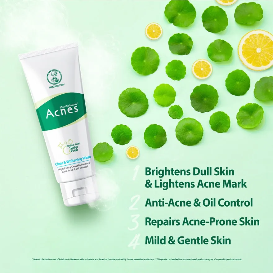 ACNES Clear & White Creamy Wash 100G NEW