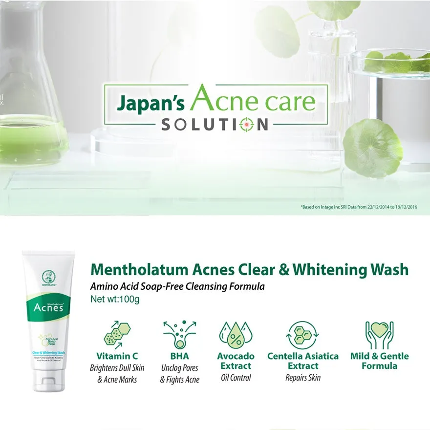 ACNES Clear & White Creamy Wash 100G NEW