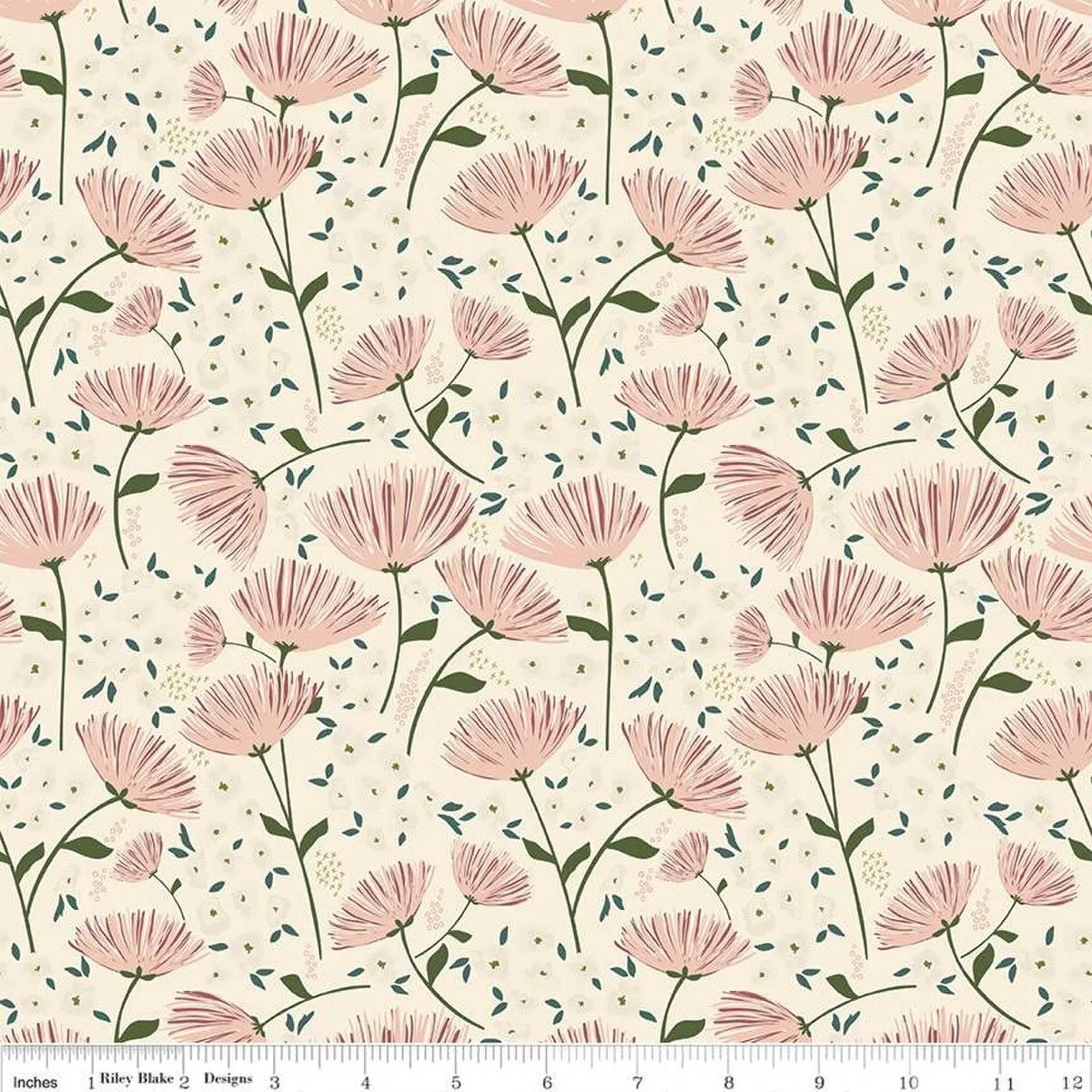 Blush n' Butterscotch by Simple Simon and Company for Riley Blake Designs - Main Cream - C15590-CREAM - Sold in 1/2 yard increments