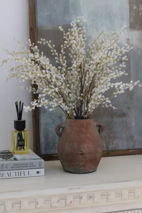 Faux White Willow Spray