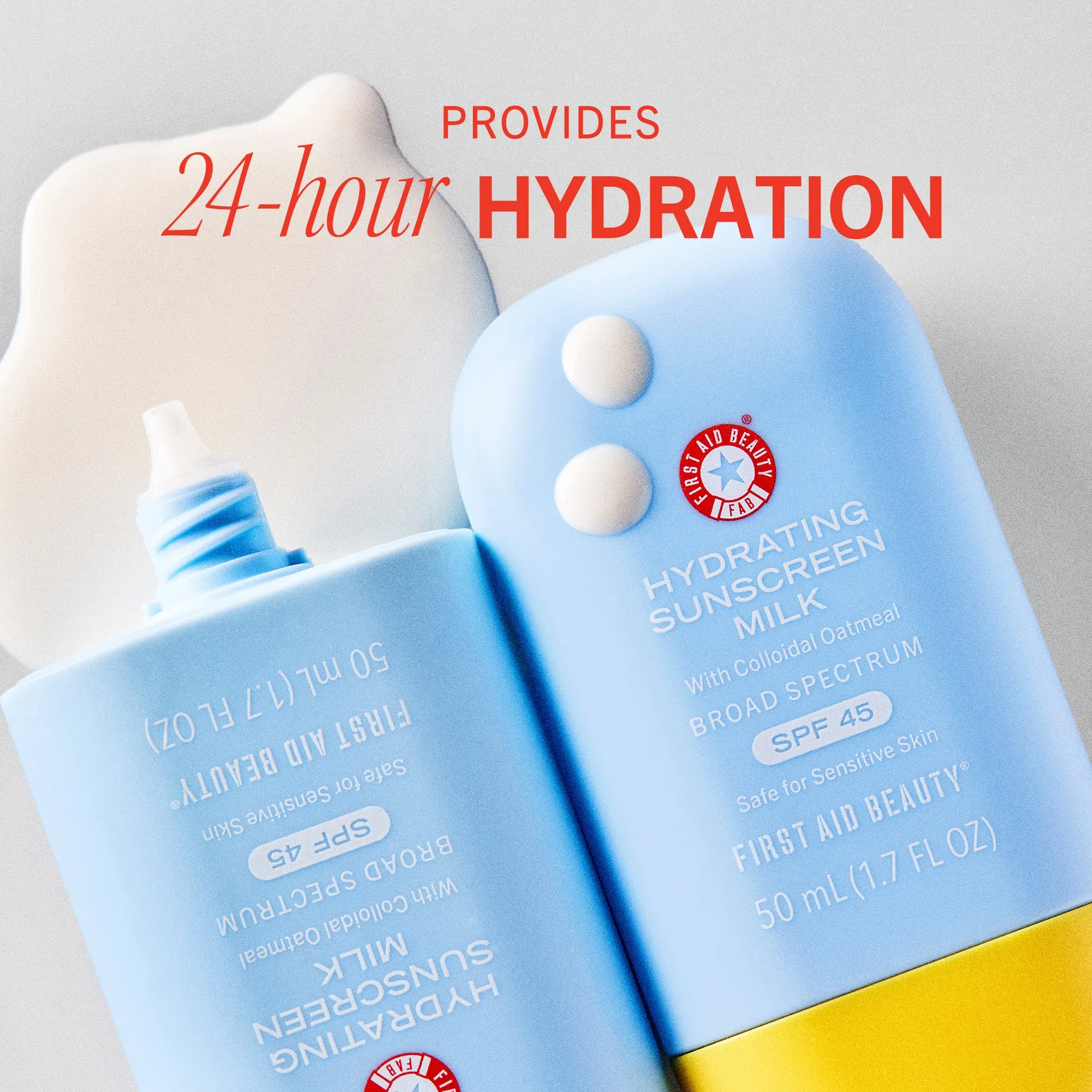 Hydrating Sunscreen Milk with Colloidal Oatmeal Broad Spectrum 45