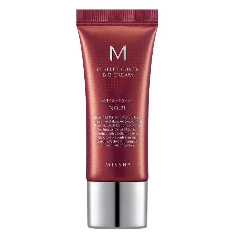 M Perfect Cover BB Cream SPF42/PA    wielofunkcyjny krem BB No.21 Light Beige 20ml