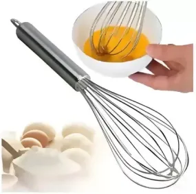 Multispace Stainless Steel Handle Balloon Whisk Egg Beater