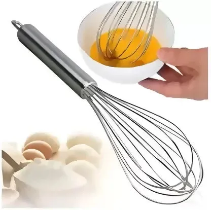 Multispace Stainless Steel Handle Balloon Whisk Egg Beater