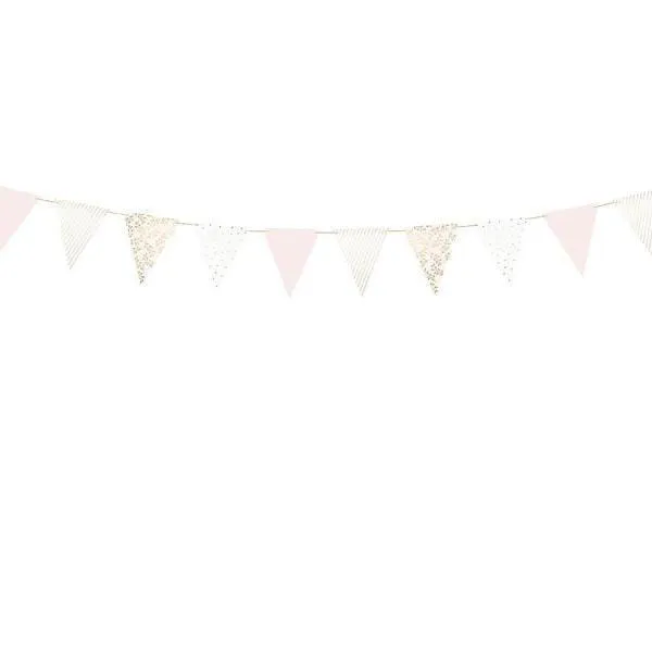 Party Bunting - Blush & Gold (2.1m)