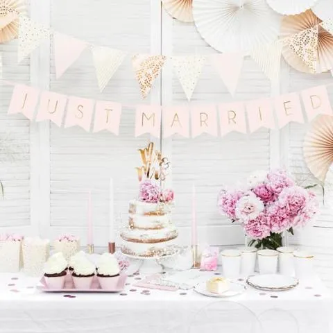 Party Bunting - Blush & Gold (2.1m)