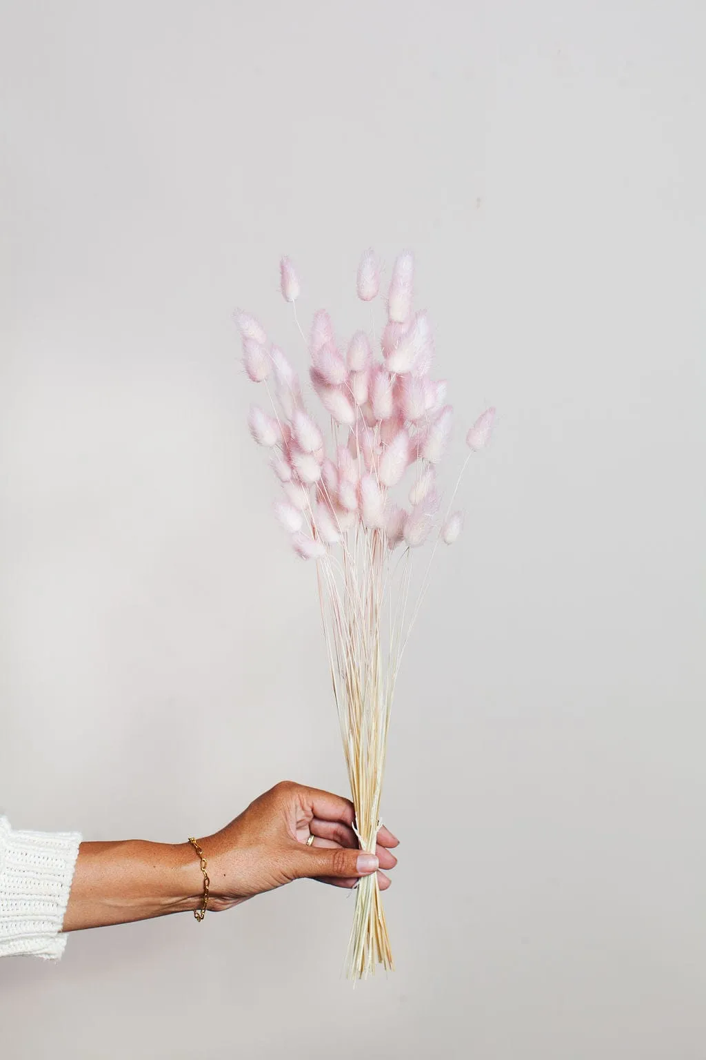 Preserved Two Tone Blush Bunny Tail