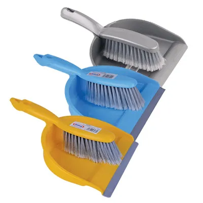 Retail Dustpan & Brush Set Soft Bristles