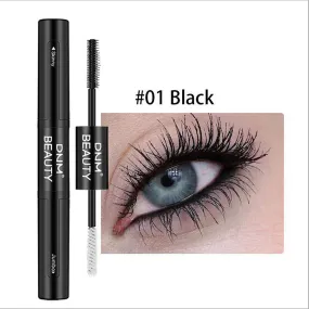 US 1-2Pcs Dual Head 4D Silk Fiber Eyelash Extension Colorful Waterproof Mascara